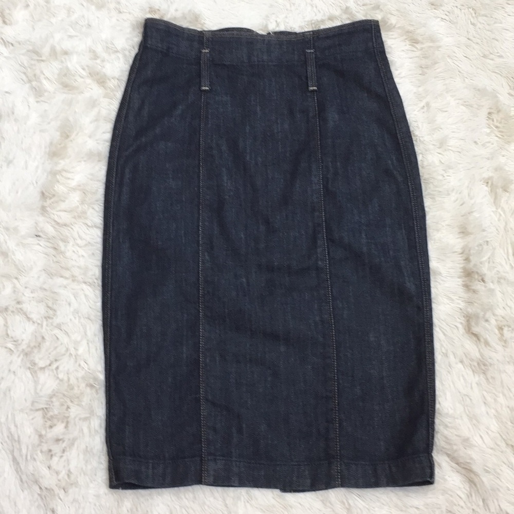 7 for all Mankind 29 High Waist Jean pencil skirt